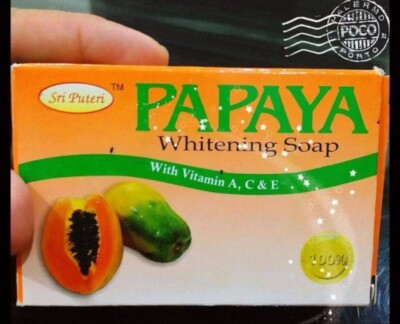 #ad New 5 pcs Papaya Whitening Soap 135g Sunscreen with Vitamin A C amp; E $79.99