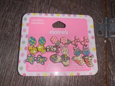 Claire  s easter bunny chick egg bow flower butterfly lamb earrings