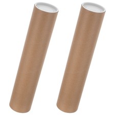2 Versandh&uuml;lsen mit Kunststoff-Endkappen &ndash; 3" x 15,7" stabile