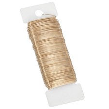 38Yard Floral Wire Flexible Paddle Wire 24 Gauge Florist Wire Gold