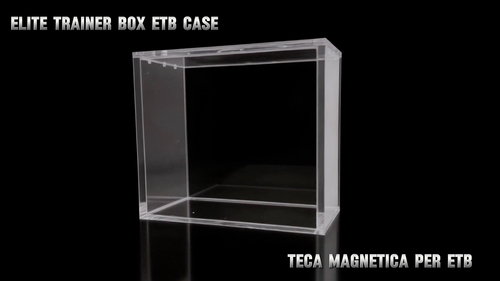 Teca Case Magnetica ETB in Plexiglass Trasparente Pokemon Acrylic Protezione - Vidéo 1 sur 1