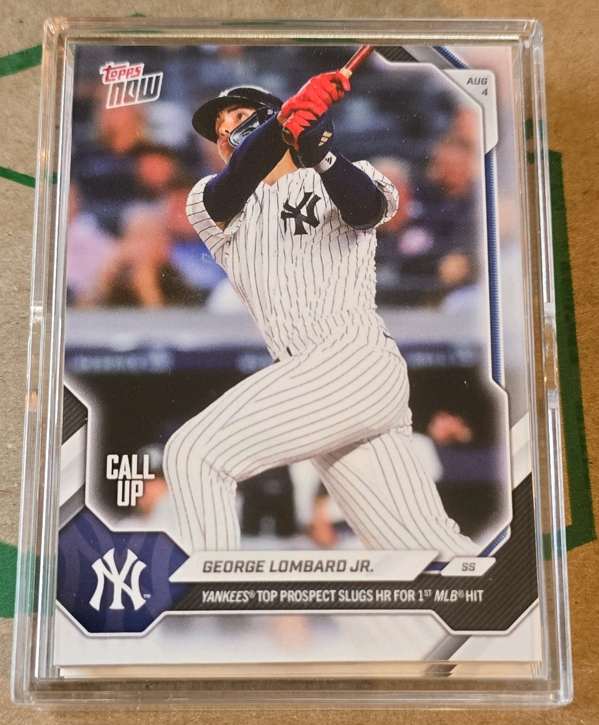 2026 Topps Now George Lombard Jr Rookie Call Up # 521