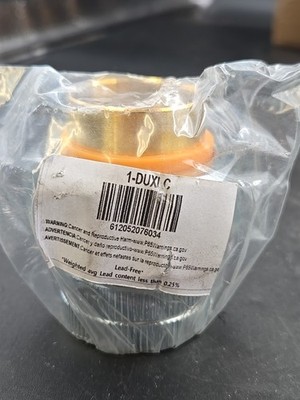 Zurn 1'' Dielectric Union Thread X Solder 1DUXLC Lead Free 250 PSI
