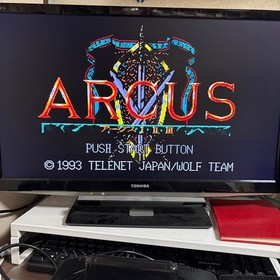 Mega CD ARCUS 123 ARCUS IIIIII Mega DrIVe Japan 2g