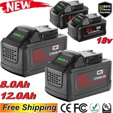 For Milwaukee For M18 18V 48-11-1840 8000mAh 12000mAh Lithium Battery/Charger