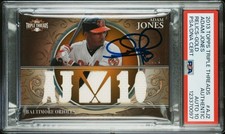 2013 Topps Triple Threads Signed Adam Jones Gold Relic 7/9 Card ~ PSA 10 Auto