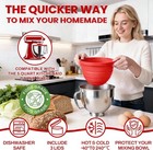 KITOART Foldable Silicone Bowl Liners for KitchenAid 5 QT Tilt-Head Stand Mixers — photo 4