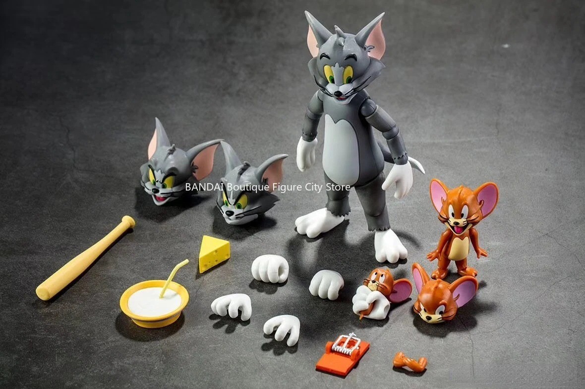 The Tom and Jerry Cat Mouse Collectible Action Figure