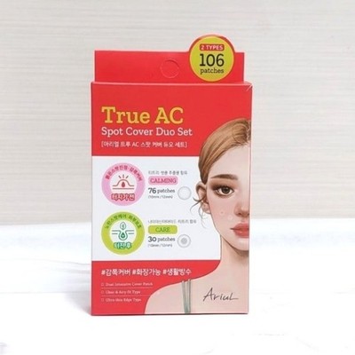 ARIUL True AC Spot Cover Duo Set (Before Care 76Patch + After Care 30Patch) NEU