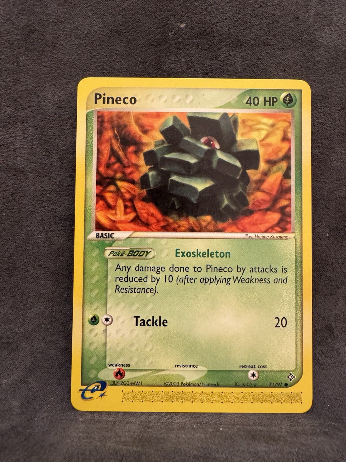 Pineco 71/97 Dragon Regular Pokemon TCG Near Mint