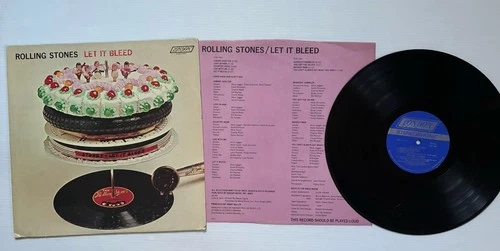 Rolling Stones - Let It Bleed Vinyl LP - 1969 - London NPS-4 EX vinyl