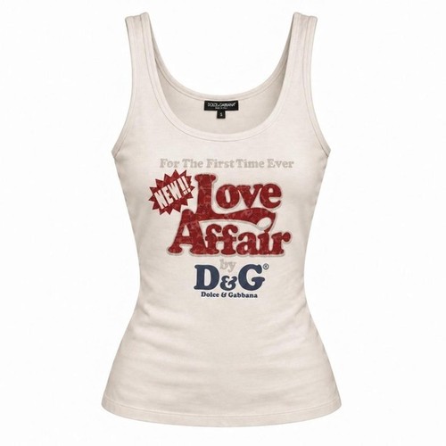 Dolce & Gabbana, Dolce & Gabbana Vintage "Love Affair" 2000's Tank
