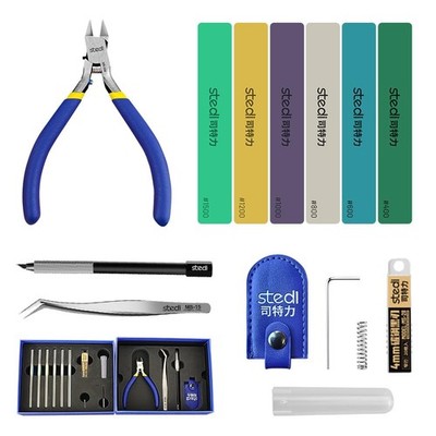 Model Tools Kit for Beginners 14 PCS, Modeler Professional Basic Tools Craft ...