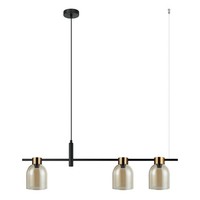 Moderne Bernstein-Schwarz HäNgelampen IP20 3X40W/E14