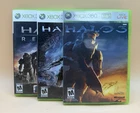 Microsoft Halo 3 Halo 4 Halo Reach Xbox 360 Game Lot 3 Disc Case
