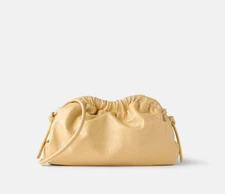 Mansur Gavriel Mini Cloud Clutch - Butter Naplak ( Origin $545 )