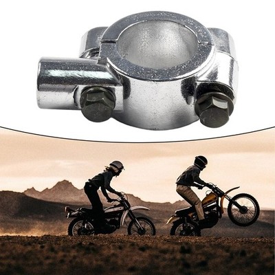 1pcs Chrome Motorrad 7 8 Zoll Lenkerspiegel Halterung Klemmen Adapter 10 Mm
