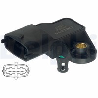 Delphi PS10206 Sensor, AnsaugkrüMmerdruck FüR Chevrolet, Ford, Opel