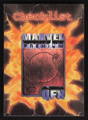 1997 Fleer Skybox Marvel Premium QFX You Pick the Base Card Finish Your Set