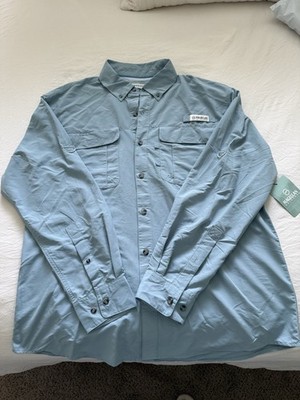 Men s Magellan Blue  Fishing Shirt