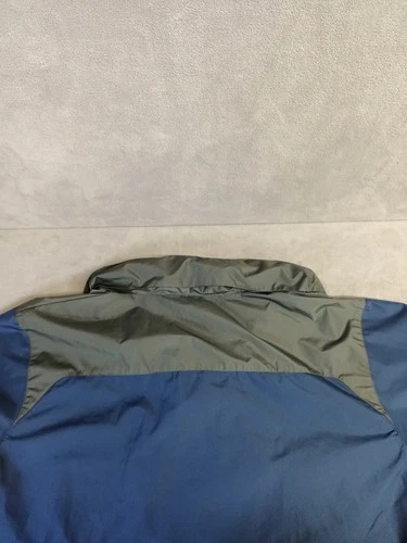 Frogg Toggs Rain Jacket Men's XL /XXL Blue Gray Hooded Packable Full Zip image 12