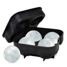 Bahoki Essentials Ice Molds - Silicone Ice Cube Tray With Lid - Easy Fill and...
