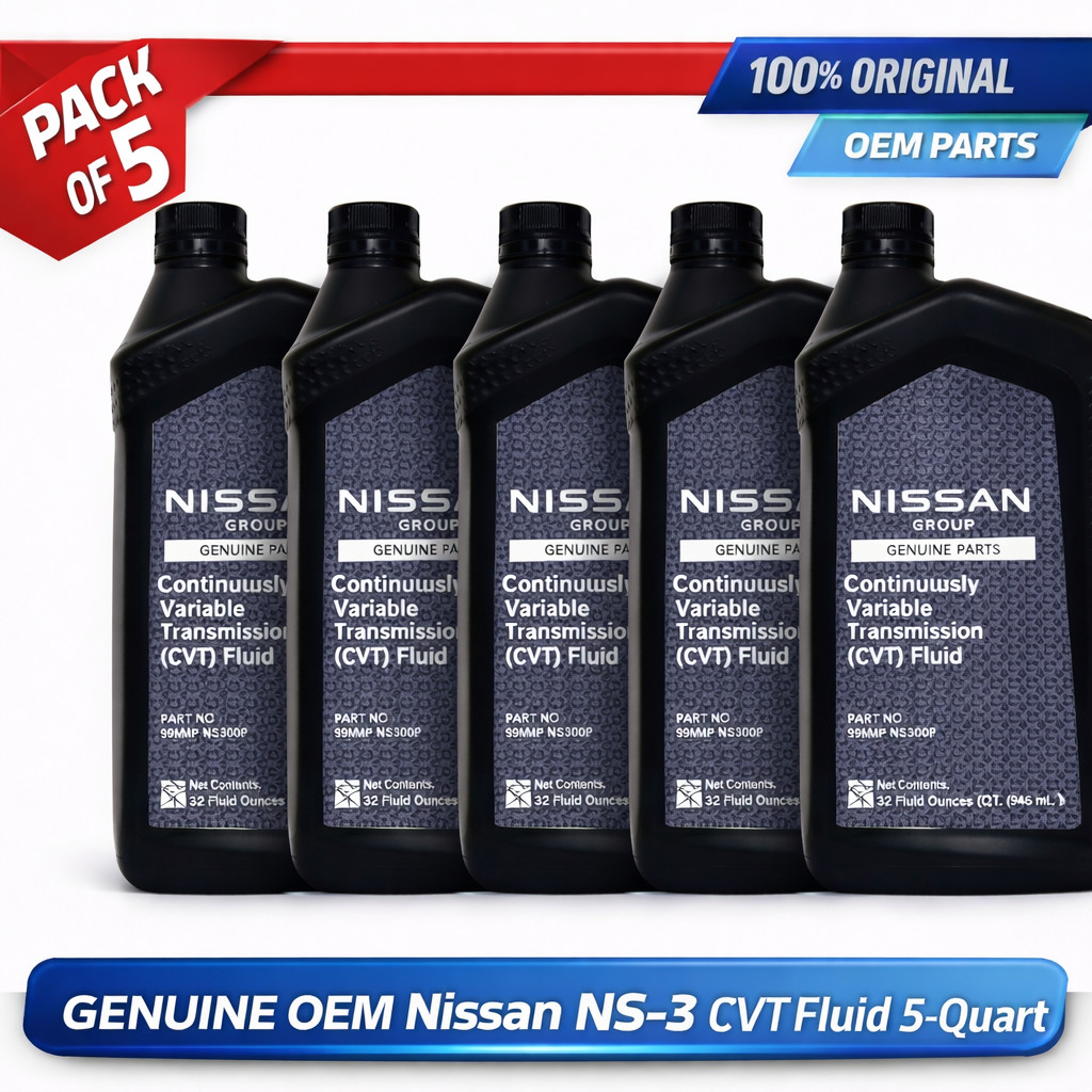Nissan Genuine OEM NS-3 CVT Transmission Fluid 5 Quarts 999MP-CSHNS3