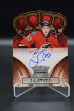 2010-11 Panini Crown Royal Rookie Royalty Auto T.J Brodie /499 Calgary Flames