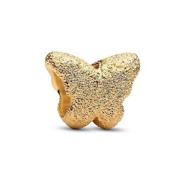 Pandora Schmuck Goldfarbener Charm Schmetterling Mini 764046C00-image
