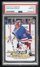 2019-20 Upper Deck UD Canvas Young Guns Igor Shesterkin #C214 PSA 10 GEM MT 08ly
