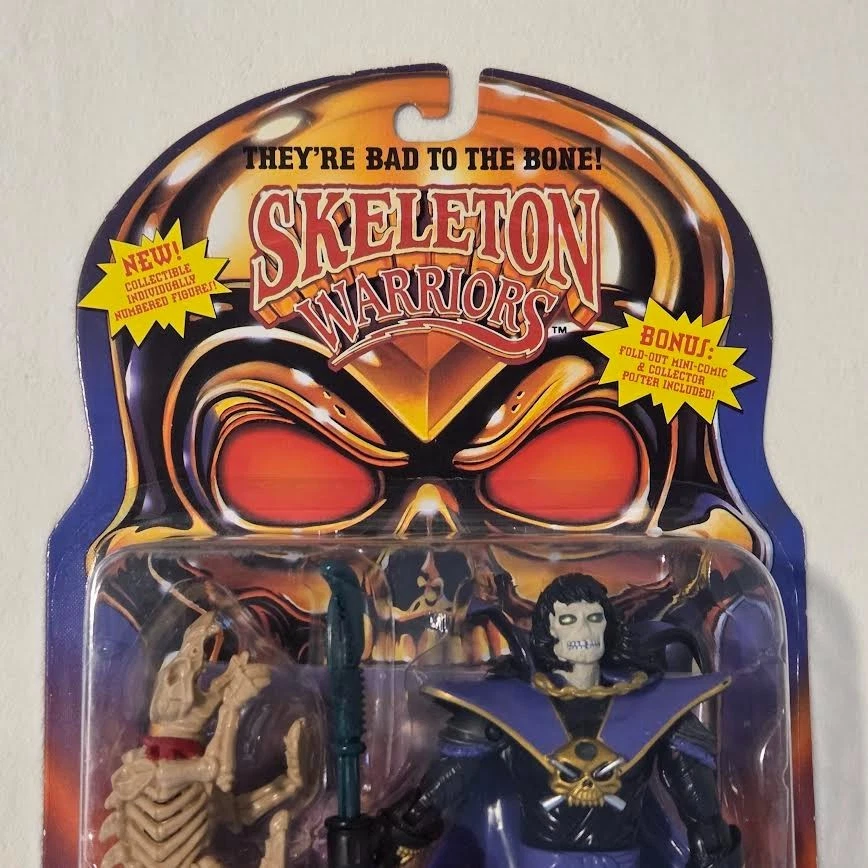 Lote de 3 figuras de acción Skeleton Warriors Playmates 1994 nuevas Foto 3 de 4