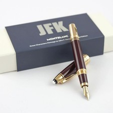 Montblanc Great Characters John F. Kennedy Burgundy Fountain Pen