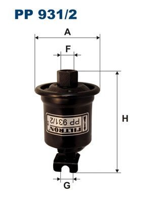 Filtron Kraftstofffilter PP 931/2 FüR Toyota Mitsubishi-image