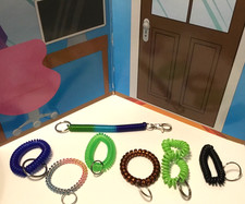 Lot Of Flexible Phone Cord Wrist Key Chain Holders
