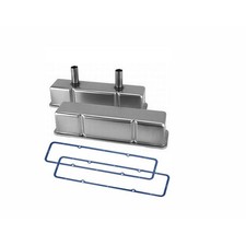 Speedwaytall Valve Covers W Breather Tubes Gaskets Fits Chevy