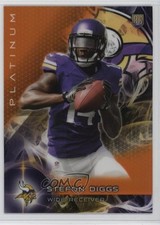 2015 Topps Platinum Rookies Orange Refractor Stefon Diggs #141 0f7i