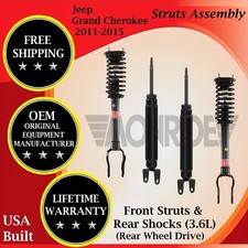 Monroe Oem Front Struts Rear Shocks For 2011-2015 Jeep Grand Cherokee 2wd