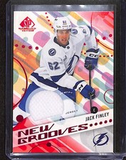 2025-26 SP Game Used #NG-5 Jack Finley New Grooves Red Jersey