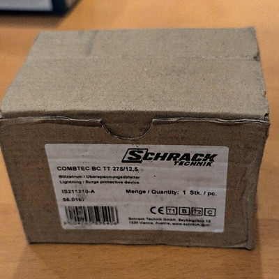 Schrack Technik COMBTEC BC TT Überspannungsableiter 275V AC 20kA 3P IS211210-A