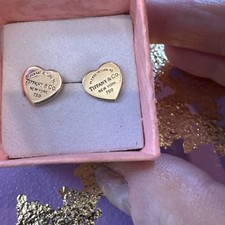 18K Mini Return To Tiffany  s Heart Earrings