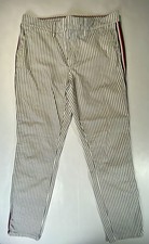 Tommy Hilfiger Women  s Pinstripe Hampton Chino Sz 10 Office Siren Feminine