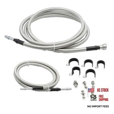 ASTROSYNC Fuel Line Kit Stainless Steel Fit for Chevy Silverado 1500 Classic