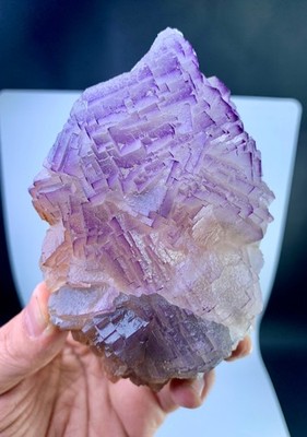 510 Gram Purple Fluorite Very Beautiful Terminated and Damaged Free for Display