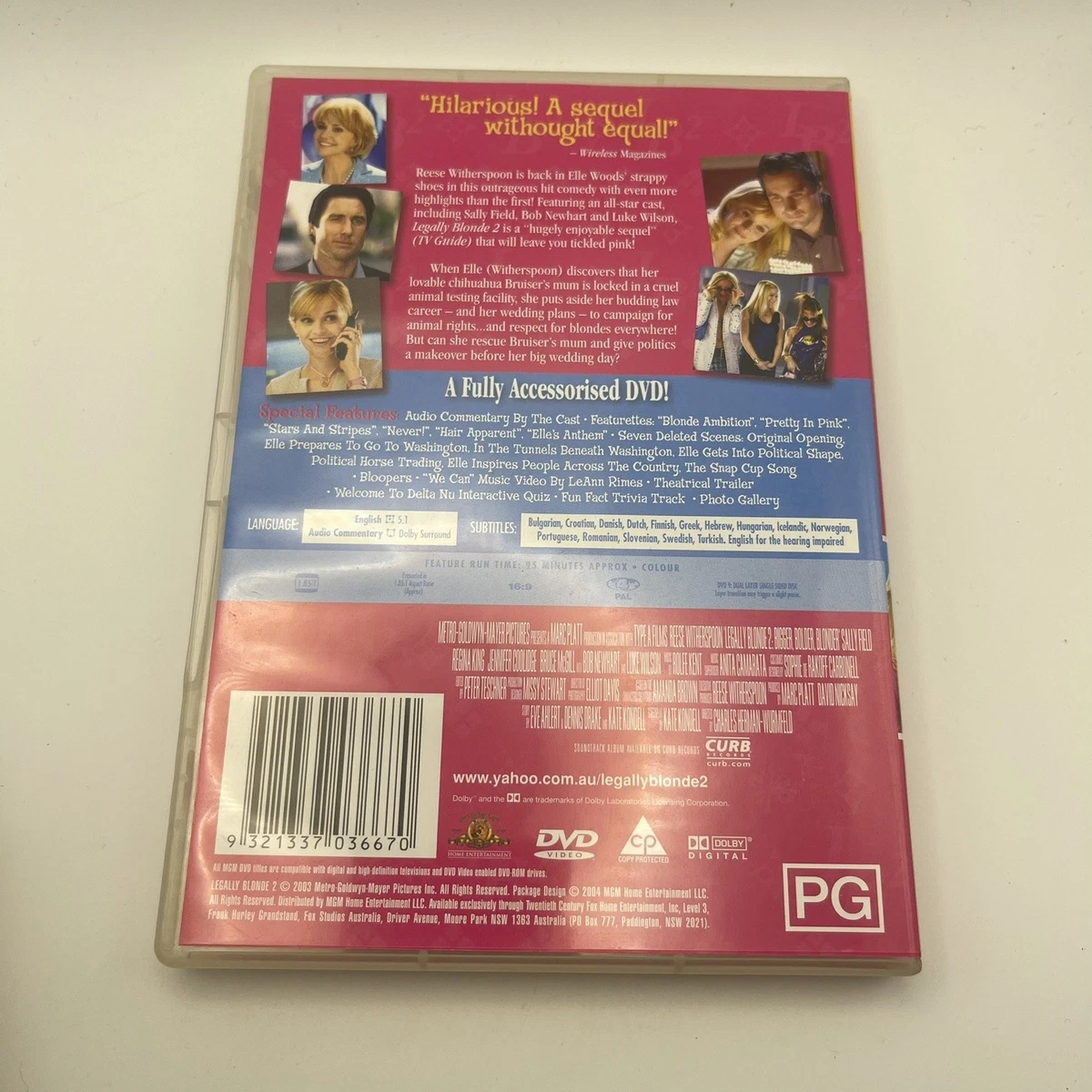 Legally Blonde 2 Special Edition DVD Region 4
