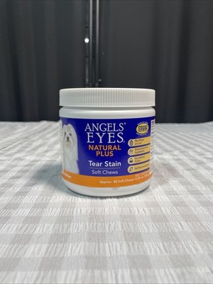 ANGELS' EYES Natural Tear Stain Prevention, Soft Chews for Dogs- Chicken Flavor