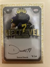 2025 Sage High Series Donovan Edwards Next Level Signature NLS-DE 7/10 Auto