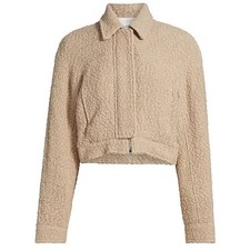 IRO Paris Boucl  Zip-Up Cropped Jacket