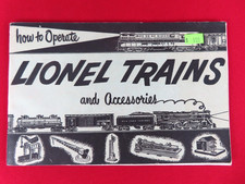 Lionel Postwar "How to Operate Lionel Trains Accessories" Manual - 1955-56