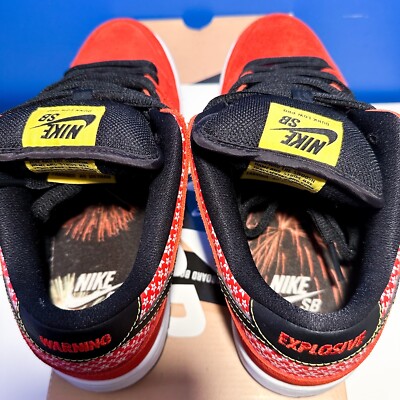 Nike Dunk Low Premium SB Red Firecracker 2013 313170-602 Size 8