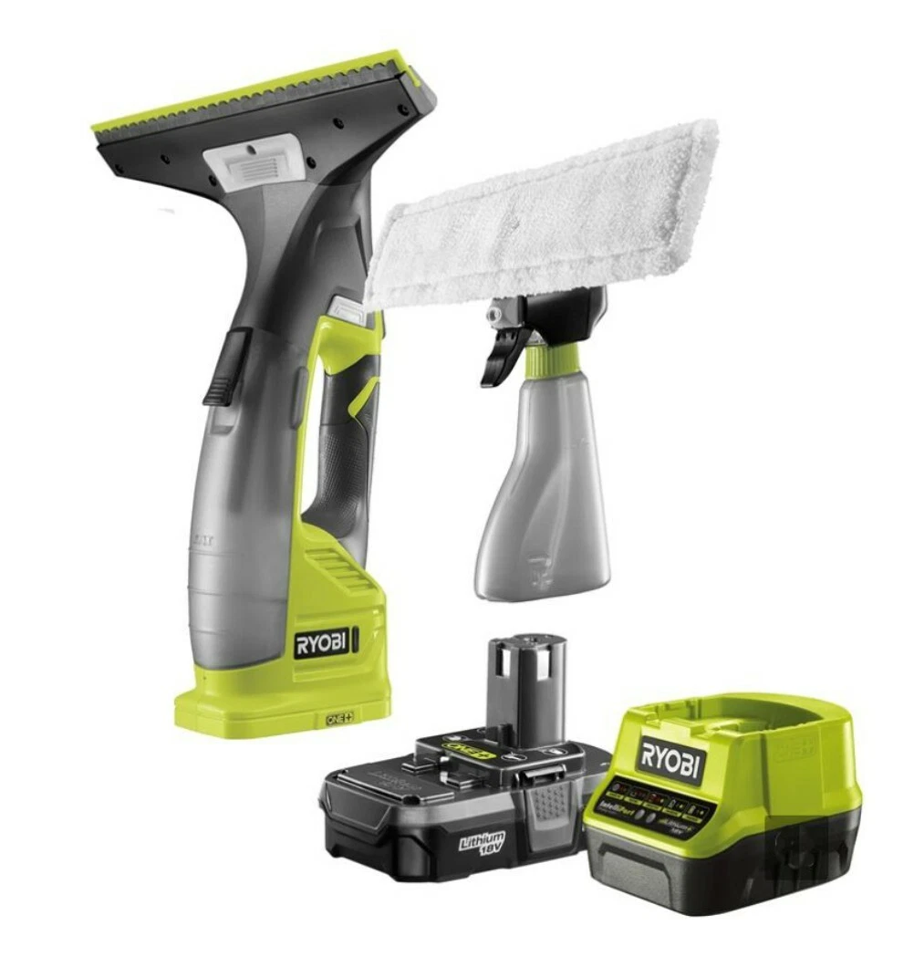 Ryobi 18V ONE+ 2.0Ah Battery and Charger Window Cleaning Vacuum Kit